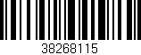 Código de barras (EAN, GTIN, SKU, ISBN): '38268115'