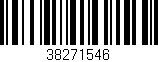Código de barras (EAN, GTIN, SKU, ISBN): '38271546'