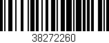 Código de barras (EAN, GTIN, SKU, ISBN): '38272260'