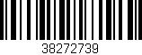 Código de barras (EAN, GTIN, SKU, ISBN): '38272739'