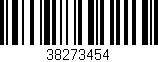 Código de barras (EAN, GTIN, SKU, ISBN): '38273454'