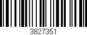 Código de barras (EAN, GTIN, SKU, ISBN): '3827351'