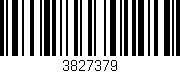 Código de barras (EAN, GTIN, SKU, ISBN): '3827379'