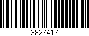 Código de barras (EAN, GTIN, SKU, ISBN): '3827417'