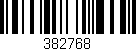 Código de barras (EAN, GTIN, SKU, ISBN): '382768'