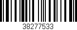 Código de barras (EAN, GTIN, SKU, ISBN): '38277533'