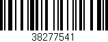 Código de barras (EAN, GTIN, SKU, ISBN): '38277541'