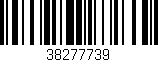 Código de barras (EAN, GTIN, SKU, ISBN): '38277739'