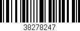 Código de barras (EAN, GTIN, SKU, ISBN): '38278247'