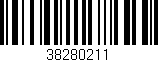 Código de barras (EAN, GTIN, SKU, ISBN): '38280211'