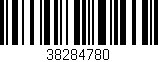 Código de barras (EAN, GTIN, SKU, ISBN): '38284780'