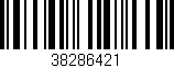 Código de barras (EAN, GTIN, SKU, ISBN): '38286421'