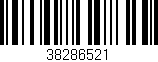 Código de barras (EAN, GTIN, SKU, ISBN): '38286521'
