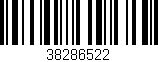Código de barras (EAN, GTIN, SKU, ISBN): '38286522'