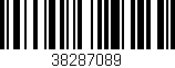 Código de barras (EAN, GTIN, SKU, ISBN): '38287089'