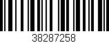 Código de barras (EAN, GTIN, SKU, ISBN): '38287258'