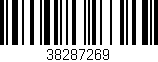 Código de barras (EAN, GTIN, SKU, ISBN): '38287269'