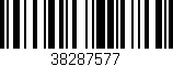 Código de barras (EAN, GTIN, SKU, ISBN): '38287577'