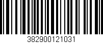 Código de barras (EAN, GTIN, SKU, ISBN): '382900121031'