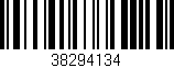Código de barras (EAN, GTIN, SKU, ISBN): '38294134'