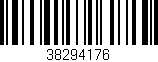 Código de barras (EAN, GTIN, SKU, ISBN): '38294176'