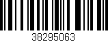Código de barras (EAN, GTIN, SKU, ISBN): '38295063'