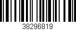 Código de barras (EAN, GTIN, SKU, ISBN): '38296819'