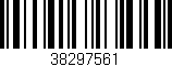 Código de barras (EAN, GTIN, SKU, ISBN): '38297561'