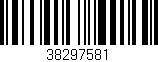 Código de barras (EAN, GTIN, SKU, ISBN): '38297581'