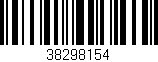 Código de barras (EAN, GTIN, SKU, ISBN): '38298154'
