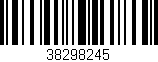 Código de barras (EAN, GTIN, SKU, ISBN): '38298245'