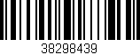 Código de barras (EAN, GTIN, SKU, ISBN): '38298439'