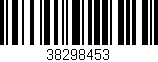 Código de barras (EAN, GTIN, SKU, ISBN): '38298453'