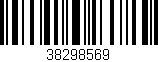 Código de barras (EAN, GTIN, SKU, ISBN): '38298569'