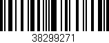Código de barras (EAN, GTIN, SKU, ISBN): '38299271'