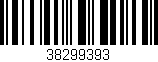 Código de barras (EAN, GTIN, SKU, ISBN): '38299393'