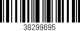 Código de barras (EAN, GTIN, SKU, ISBN): '38299695'