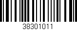 Código de barras (EAN, GTIN, SKU, ISBN): '38301011'