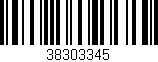 Código de barras (EAN, GTIN, SKU, ISBN): '38303345'