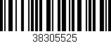 Código de barras (EAN, GTIN, SKU, ISBN): '38305525'