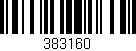 Código de barras (EAN, GTIN, SKU, ISBN): '383160'