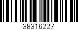 Código de barras (EAN, GTIN, SKU, ISBN): '38316227'