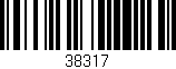 Código de barras (EAN, GTIN, SKU, ISBN): '38317'