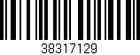 Código de barras (EAN, GTIN, SKU, ISBN): '38317129'