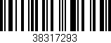 Código de barras (EAN, GTIN, SKU, ISBN): '38317293'