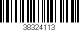 Código de barras (EAN, GTIN, SKU, ISBN): '38324113'
