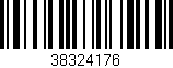 Código de barras (EAN, GTIN, SKU, ISBN): '38324176'