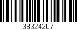 Código de barras (EAN, GTIN, SKU, ISBN): '38324207'