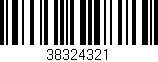 Código de barras (EAN, GTIN, SKU, ISBN): '38324321'