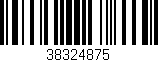 Código de barras (EAN, GTIN, SKU, ISBN): '38324875'